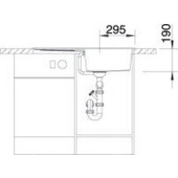 Кухонная мойка Blanco Metra 5 S 517349 (трюфель) - Превью изображения №5 — Интернет-магазин ПроЗаказ