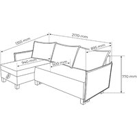 Угловой диван Mio Tesoro Туули (Cream) - Превью изображения №7 — Интернет-магазин ПроЗаказ