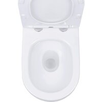 Унитаз подвесной Roxen Antares One Rimless 6 в 1 StounFix Dual Fresh 613423 (оружейная сталь/металл) - Превью изображения №10 — Интернет-магазин ПроЗаказ