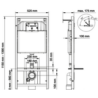 Инсталляция для унитаза Berges Wasserhaus Novum 525 040000 - Превью изображения №2 — Интернет-магазин ПроЗаказ