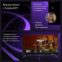 Телевизор Яндекс ТВ Станция Бейсик с Алисой 50 YNDX-00075 - Превью изображения №8 — Интернет-магазин ПроЗаказ