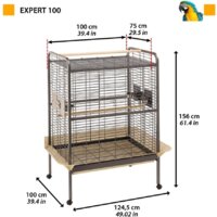 Клетка Ferplast Expert 100 55042521 - Превью изображения №2 — Интернет-магазин ПроЗаказ