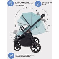 Коляска прогулочная «книга» MOWbaby Trail 2025 MB090 (зеленый) - Превью изображения №6 — Интернет-магазин ПроЗаказ