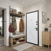 Металлическая дверь Guard 7см серебро/белый матовый (96x205, правая) - Превью изображения №5 — Интернет-магазин ПроЗаказ