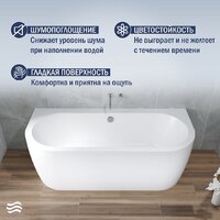 Ванна Lauter Imperia 170x75 21080075 (с каркасом и сифоном 21Y11030 хром) - Превью изображения №4 — Интернет-магазин ПроЗаказ