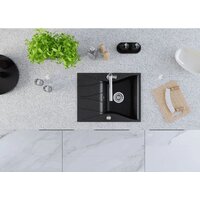 Кухонная мойка Kernau KGS O 4565 1B1D Black Metallic - Превью изображения №6 — Интернет-магазин ПроЗаказ