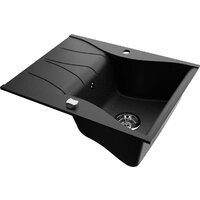 Кухонная мойка Kernau KGS O 4565 1B1D Black Metallic - Превью изображения №3 — Интернет-магазин ПроЗаказ