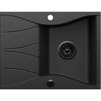 Кухонная мойка Kernau KGS O 4565 1B1D Black Metallic - Превью изображения №2 — Интернет-магазин ПроЗаказ
