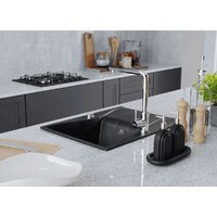 Кухонная мойка Kernau KGS O 4565 1B1D Black Metallic - Превью изображения №5 — Интернет-магазин ПроЗаказ