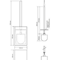 Ершик для унитаза Bemeta Vista 120113316-102 - Превью изображения №2 — Интернет-магазин ПроЗаказ