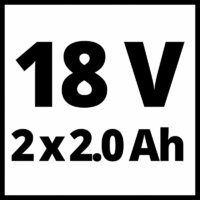 Дрель-шуруповерт Einhell TE-CD 18/2 Li 4514231 (с 2-мя АКБ) - Превью изображения №9 — Интернет-магазин ПроЗаказ