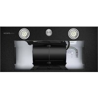Кухонная вытяжка HOMSair Camelia Power 60RD (черный) - Превью изображения №5 — Интернет-магазин ПроЗаказ