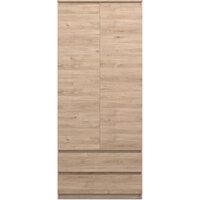 Шкаф распашной MyStar Сноули 900.1 ИВ-121.10 (гикори кингстон) - Превью изображения №2 — Интернет-магазин ПроЗаказ