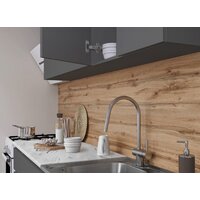 Готовая кухня Артём-Мебель Мэри СН-114 ДСП 1.8м (серый графит) - Превью изображения №3 — Интернет-магазин ПроЗаказ