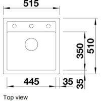 Кухонная мойка Blanco Dalago 5 525871 (черный) - Превью изображения №3 — Интернет-магазин ПроЗаказ