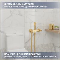 Унитаз напольный Lauter Vortex 2110022VF + гигиенический душ Sano 21LT1294GL - Превью изображения №8 — Интернет-магазин ПроЗаказ