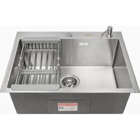 Кухонная мойка ARFEKA Eco AR 60x50 + Japeto + CL AR + DS AR (Satin, с дозатором и коландером) - Превью изображения №4 — Интернет-магазин ПроЗаказ
