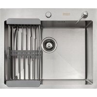 Кухонная мойка ARFEKA Eco AR 60x50 + Japeto + CL AR + DS AR (Satin, с дозатором и коландером) - Превью изображения №2 — Интернет-магазин ПроЗаказ