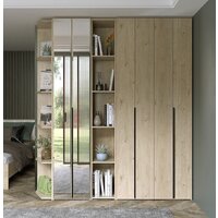 Шкаф-гармошка Евва Лайн ЛН-1D.560.01(2Z) (гикори кингстон) - Превью изображения №3 — Интернет-магазин ПроЗаказ