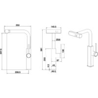 Смеситель Ekko E4709-7 - Превью изображения №2 — Интернет-магазин ПроЗаказ