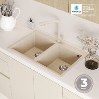 Кухонная мойка Polygran Brig 790 (опал) - Превью изображения №10 — Интернет-магазин ПроЗаказ