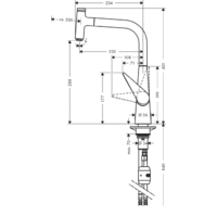 Смеситель Hansgrohe Talis Select S 72821000 - Превью изображения №2 — Интернет-магазин ПроЗаказ
