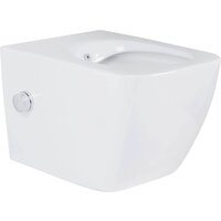 Унитаз подвесной Roxen Cube bidet в комплекте с инсталляцией StounFix Dual Fresh 6 в 1 968472 (кнопка: брашированное золото) - Превью изображения №4 — Интернет-магазин ПроЗаказ