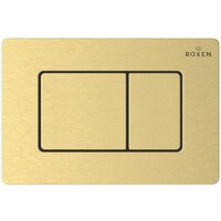 Унитаз подвесной Roxen Cube bidet в комплекте с инсталляцией StounFix Dual Fresh 6 в 1 968472 (кнопка: брашированное золото) - Превью изображения №12 — Интернет-магазин ПроЗаказ