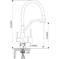 Смеситель Ekko EM4460-27 - Превью изображения №2 — Интернет-магазин ПроЗаказ