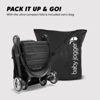 Коляска прогулочная «книга» Baby Jogger City Tour 2 (pitch black) - Превью изображения №2 — Интернет-магазин ПроЗаказ