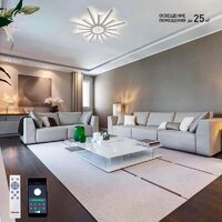 Припотолочная люстра Estares Teresa 100W R-APP-680x50-White/White-220-IP20 - Превью изображения №7 — Интернет-магазин ПроЗаказ