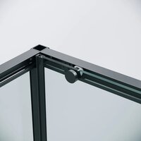 Душевой уголок Grossman Galaxy 120х100х195 120.K33.01.1210.21.00 (черный матовый/прозрачное стекло) - Превью изображения №5 — Интернет-магазин ПроЗаказ