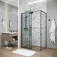 Душевой уголок Grossman Galaxy 120х100х195 120.K33.01.1210.21.00 (черный матовый/прозрачное стекло) - Превью изображения №7 — Интернет-магазин ПроЗаказ