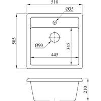 Кухонная мойка БелЭворс Rio (белый) - Превью изображения №2 — Интернет-магазин ПроЗаказ
