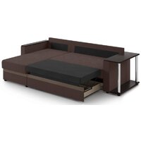 Диван Mio Tesoro Атланта 110 (Savana Chocolate/Ecostile Chocolate) - Превью изображения №5 — Интернет-магазин ПроЗаказ