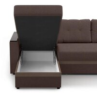 Диван Mio Tesoro Атланта 110 (Savana Chocolate/Ecostile Chocolate) - Превью изображения №6 — Интернет-магазин ПроЗаказ