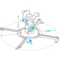 Кронштейн для проектора Holder PR-103 (черный) - Превью изображения №5 — Интернет-магазин ПроЗаказ