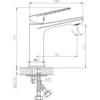 Умывальник Lauter 21441A + Sky 21CK533C - Превью изображения №9 — Интернет-магазин ПроЗаказ