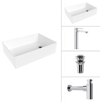 Умывальник Lauter 21518-1 + Moon 21СK81691C + сифон 21635CH + дон.клапан 9229851 (хром) - Превью изображения №1 — Интернет-магазин ПроЗаказ