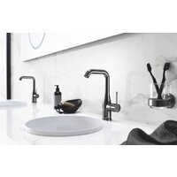 Держатель для мыльницы и стакана Grohe Essentials 40369A01 (темный графит) - Превью изображения №4 — Интернет-магазин ПроЗаказ