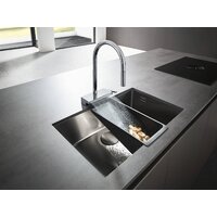Кухонная мойка Hansgrohe S71 S719-U660 Under-mount sink 660 43428800 - Превью изображения №4 — Интернет-магазин ПроЗаказ