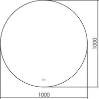  Silver Mirrors Зеркало Плаза D1000 LED-00002637 - Превью изображения №3 — Интернет-магазин ПроЗаказ
