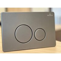 Унитаз подвесной Roxen Antares One Rimless 6 в 1 StounFix Dual Fresh 624013 (оружейная сталь/металл) - Превью изображения №12 — Интернет-магазин ПроЗаказ