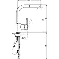 Смеситель TEKA ARK 938 (белый) [23938121W] - Превью изображения №2 — Интернет-магазин ПроЗаказ