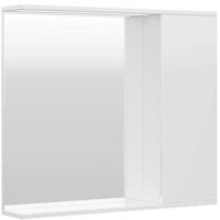 Volna Шкаф с зеркалом Lake 80 R (белый)