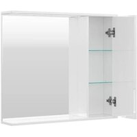  Volna Шкаф с зеркалом Lake 80 R (белый) - Превью изображения №2 — Интернет-магазин ПроЗаказ
