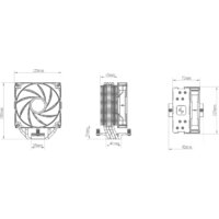 Кулер для процессора DeepCool AG400 BK ARGB R-AG400-BKANMC-G-2 - Превью изображения №11 — Интернет-магазин ПроЗаказ