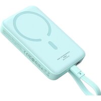Внешний аккумулятор Baseus Magnetic Fast Charge Power Bank Type-C Edition 30W 10000mAh (мятный) - Превью изображения №5 — Интернет-магазин ПроЗаказ