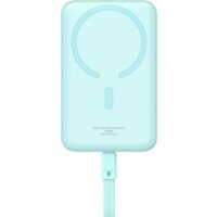 Внешний аккумулятор Baseus Magnetic Fast Charge Power Bank Type-C Edition 30W 10000mAh (мятный) - Превью изображения №3 — Интернет-магазин ПроЗаказ