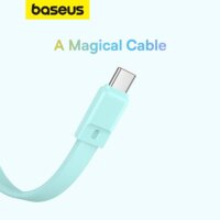 Внешний аккумулятор Baseus Magnetic Fast Charge Power Bank Type-C Edition 30W 10000mAh (мятный) - Превью изображения №15 — Интернет-магазин ПроЗаказ